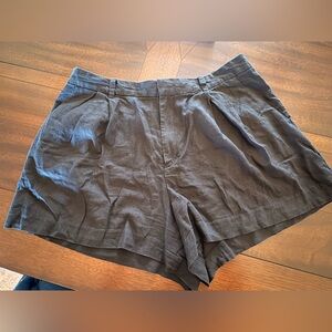 GAP black Linen Shorts- size XL